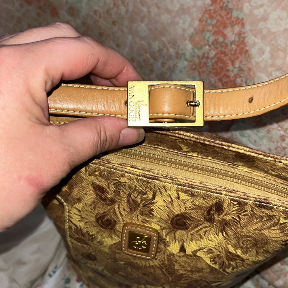 Vintage Vincent van gogh leather bucket bag like new condition - Picture 2 of 8